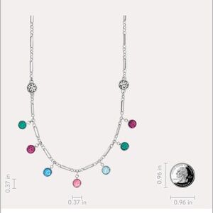 NWT Brighton Elora Gems Drop Collar Necklace